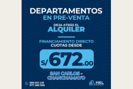 Departamentos en PRE-VENTA