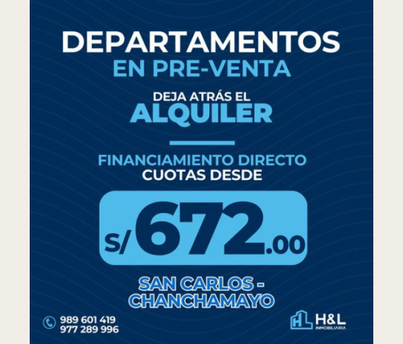 Departamentos en PRE-VENTA